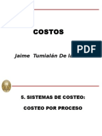 COSTOS 6 - Costeo Por Proceso