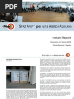 Report S-ost l'Aquila 21 Marzo 2010