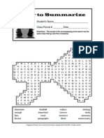 How To Summarize: Student's Name - Class Period # - Date