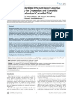 Tailored vs. Standardized Internet-Based Cognitive Behavior Therapy For Depression and Comorbid Symptoms - A Randomized Controlled Trial