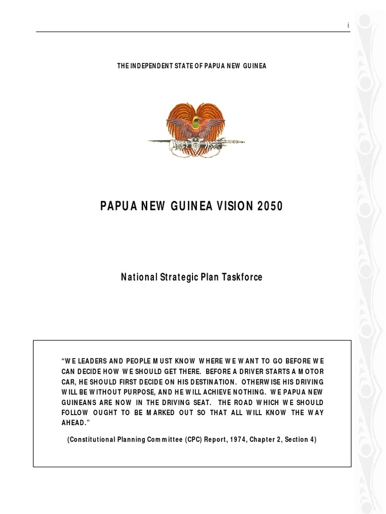 Papua New Guinea Vision 2050 | Papua New Guinea | Economic Growth