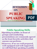 public speaking ppt