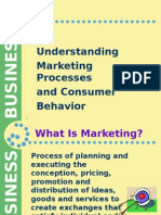 1. Understanding Marketing Processes and Consumer Behavior