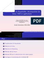 CH 1 Householder Schur SVD Application