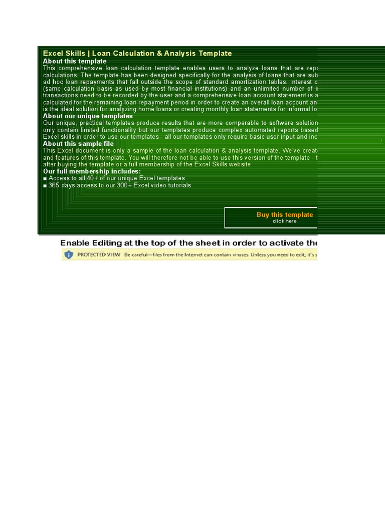 Loan Calculation Sample | Interest | Loans