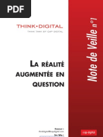 Download La ralit augmente en question - note de veille Think Digital n1 by think digital SN29096559 doc pdf