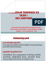 Prosedur Inspeksi K3.