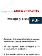 Guvernarea 2012 2015 Evolutie Si Rezultate