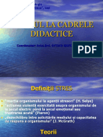 Stresul La Cadrele Didactice