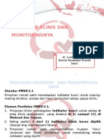 3. Indikator Area Klinis Dan Monitoringnya