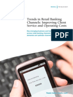 Trends in Retail Banking Channels Improving Client Service and Operating Costs