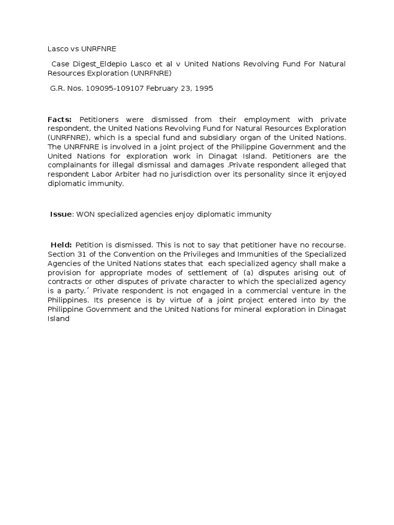 Lasco Vs Unrfnre PDF