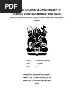 Download Analisis Akustik Secara Subjektif Gedung Kesenian Rumentang Siang by benidkeeper SN29099293 doc pdf