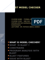Blast Model Checker