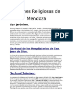 Ordenes Religiosas de Mendoza