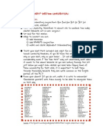 English Section:: Act Test Prep "Cheat" Sheet Confidential!