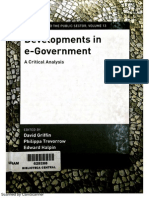 Griffin, David (2007) Developments in E-Governance, IOS Press, Netherlands