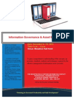 Flyer - Information Governance and Asset Management 