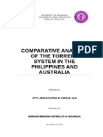  sample Cover Page Comparative Analysis Balindua
