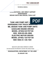 TM 5-4930-230-23P Tank and Pump Unit