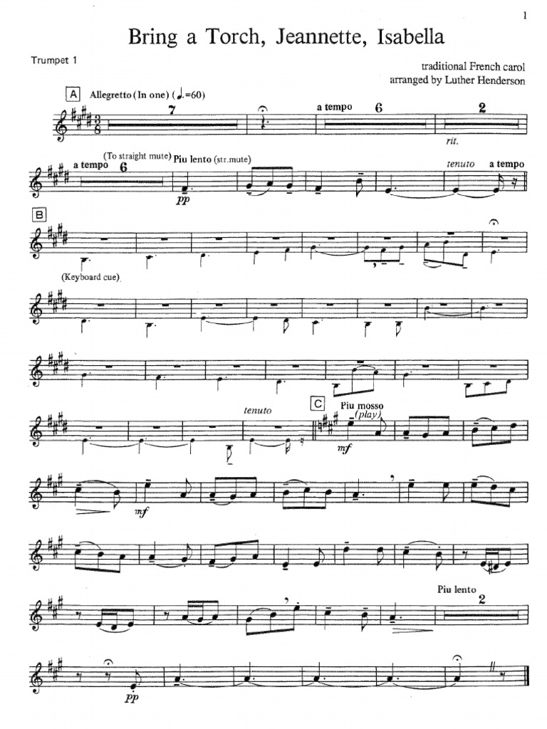 Canadian Brass - Carols Brass Quintet | PDF