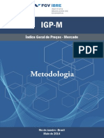 Metodologia Igp-m Maio de 2014
