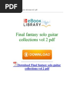 Download Final Fantasy Solo Guitar Collections Vol 2 PDF by Yaseen Alladin SN291022174 doc pdf