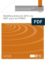 2015 Amendments To IFRS For SMEs Spanish Standard