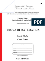 INVALSI 1° Media Matematica 2003-04