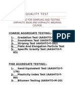 JMF Quality Test