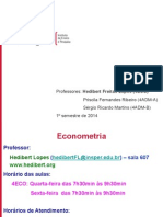 Econometria2014-ApresentacaoCurso