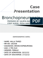 Bronchopneumonia Pedia