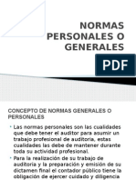 Normas Personales o Generales