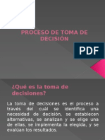 Proceso de Toma de Decisión