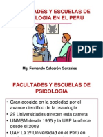 Facultades y Escuelas Psicologicas Act.