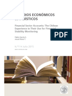 Financial Sector Accounts: The Chilean Experience in Their Use For Financial Stability Monitoring