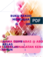 Separator Buku Rekod Mengajar 2016 Versi Perempuan&lelaki