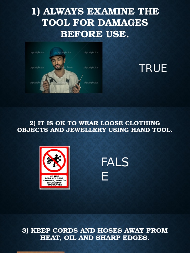 Power Tool Safety Guidelines and Tips | PDF | Science & Mathematics