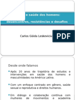 Género y Salud de Los Hombres em Portugal