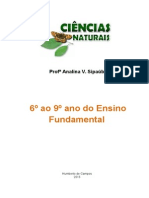 Apostila Ciencias Naturais Do 6º Ao 9º Ano - Ensino Fundamental - Prof Analina V