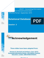 Relational Database: Session 3