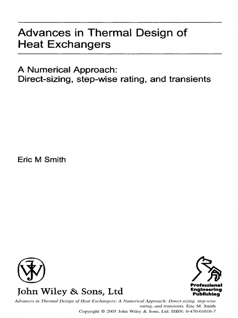 Heat Exchanger (Thermal Design) | PDF | Thermal Conduction | Heat Exchanger
