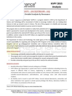KVPY 2015 SA Analysis PDF