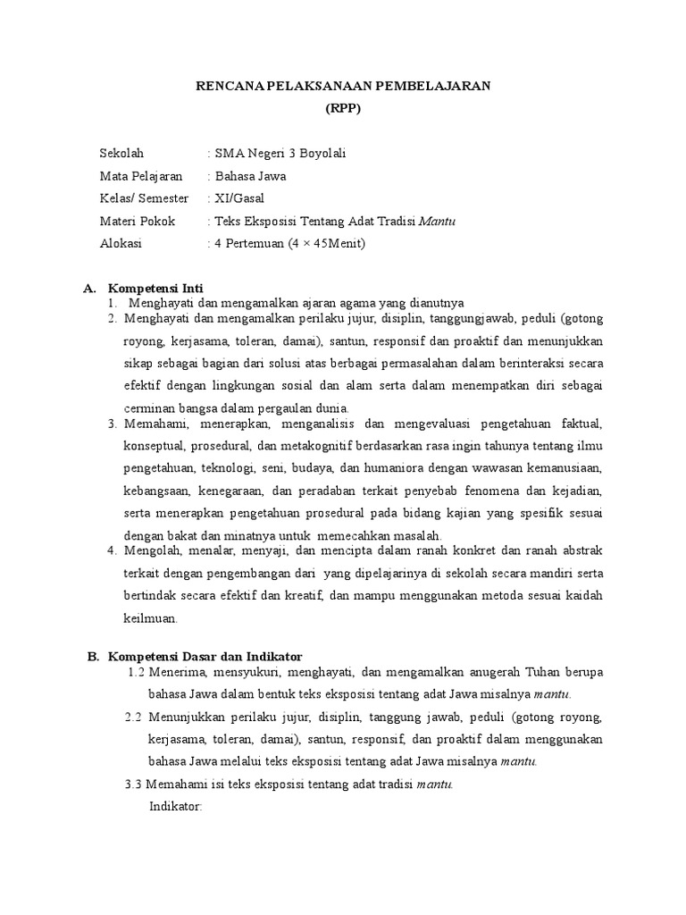 Contoh Teks Deskripsi Kahanan - Simak Gambar Berikut