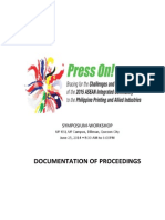 PRESS On Documentation of Proceedings