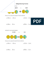 Adding Sub Fraction Mixed Fractions