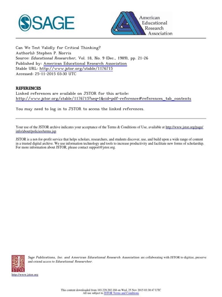 Critical thinking mcqs with answers pdf picture