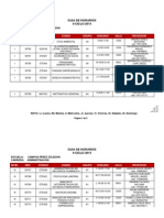 Guía de Horarios Ii Ciclo 2015: Escuela: Campus Pérez Zeledón Carrera: Administracion