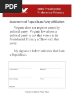 GOP Statement of Intent
