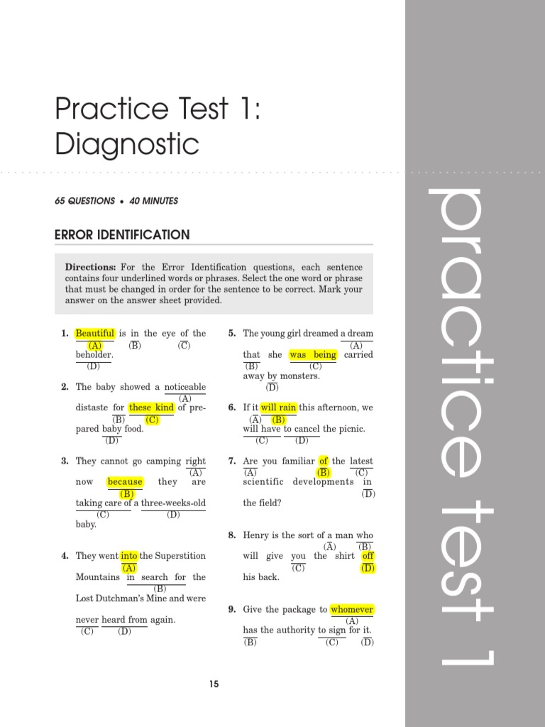 English  Grammar Diagnostic Test  with answers pdf  Phrase  English  Grammar Diagnostic Test  with answers pdf  Phrase